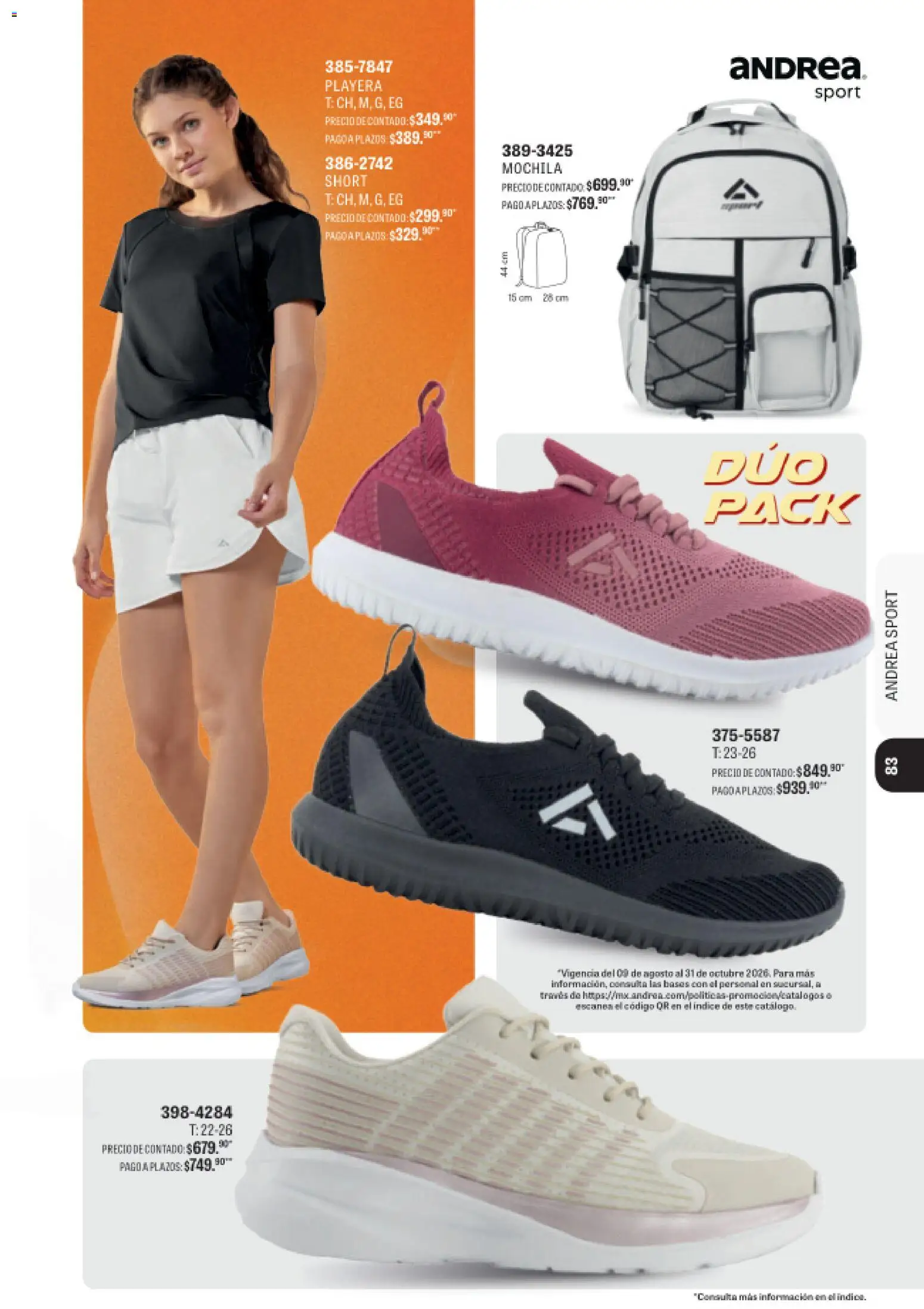 Vista previa las ofertas de la tienda Andrea - Andrea catálogo Deportivo Completo desde el 09/08/2026 