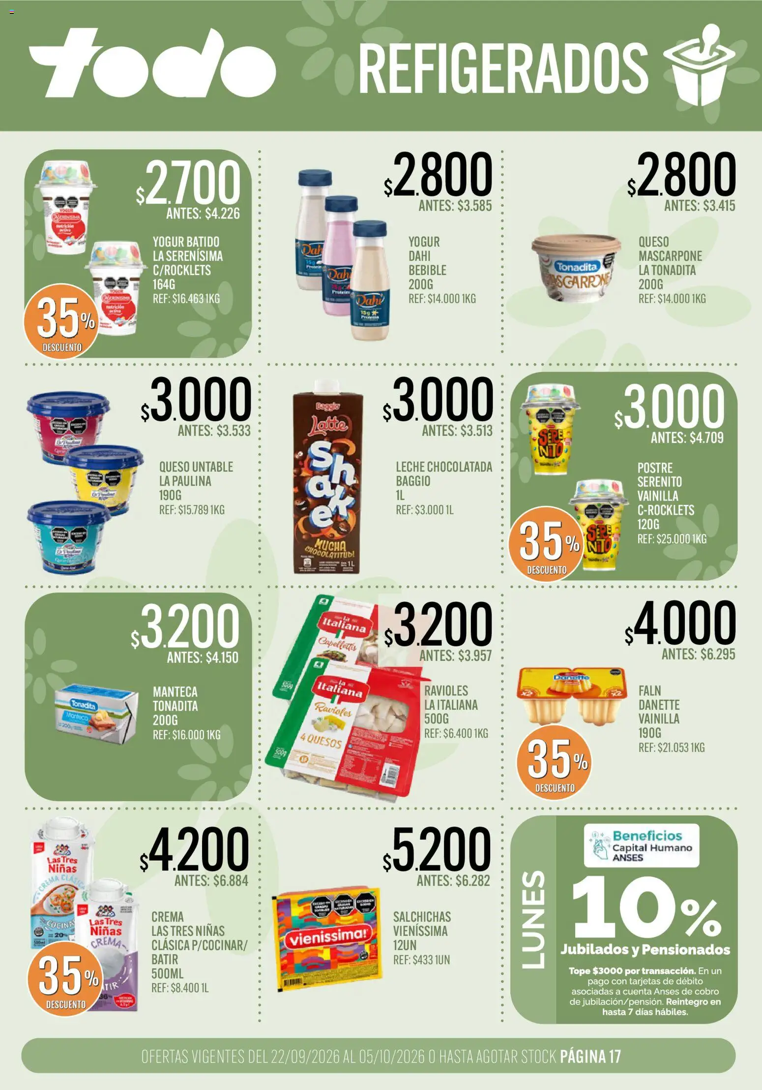 Vista previa del folleto de la tienda Supermercados TODO válido desde el 22/09/2026 