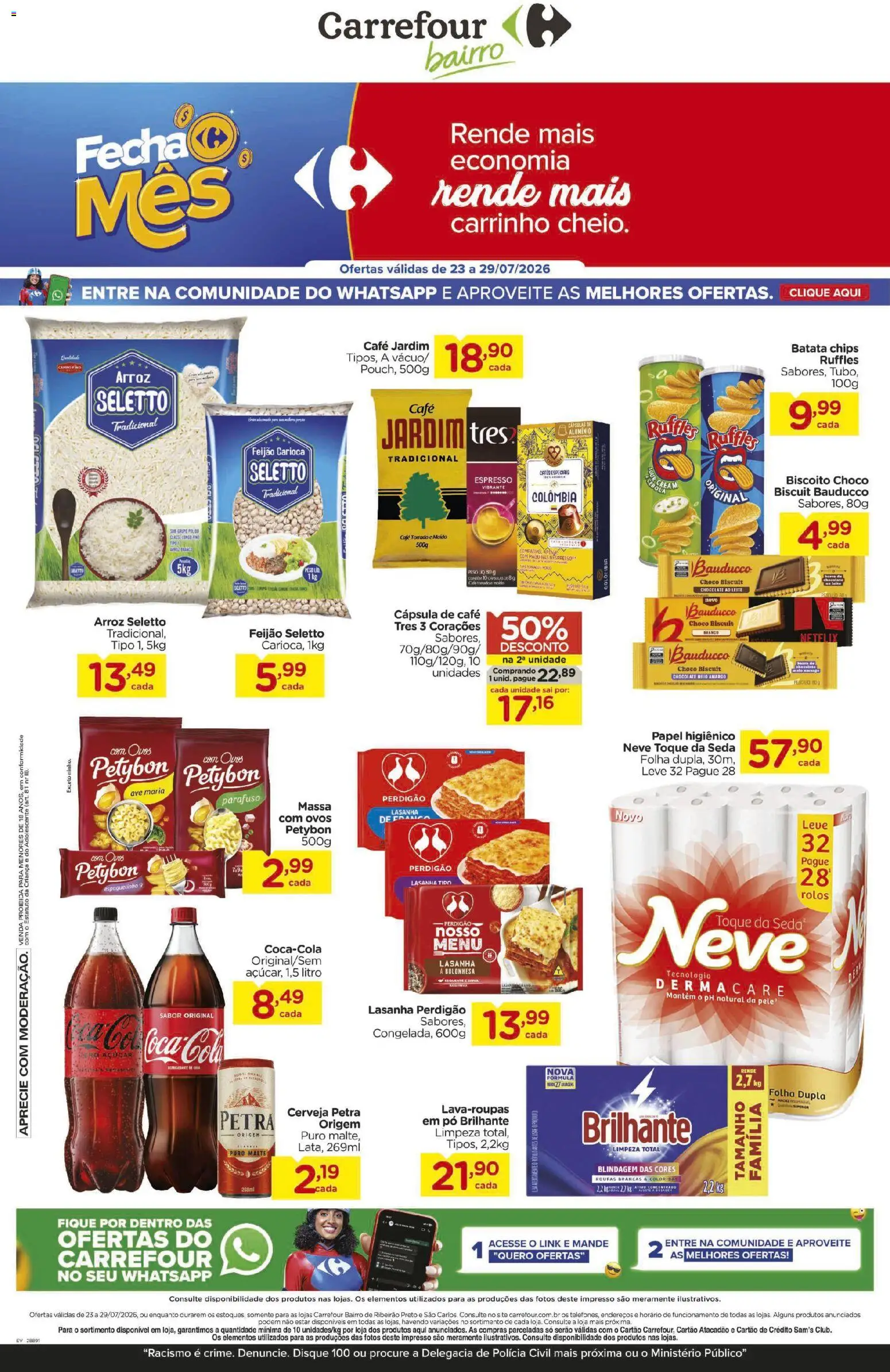 Pré-Visualização do folheto "Carrefour Bairro - Ofertas da semana" da loja Carrefour Bairro válido a partir de 23/07/2026