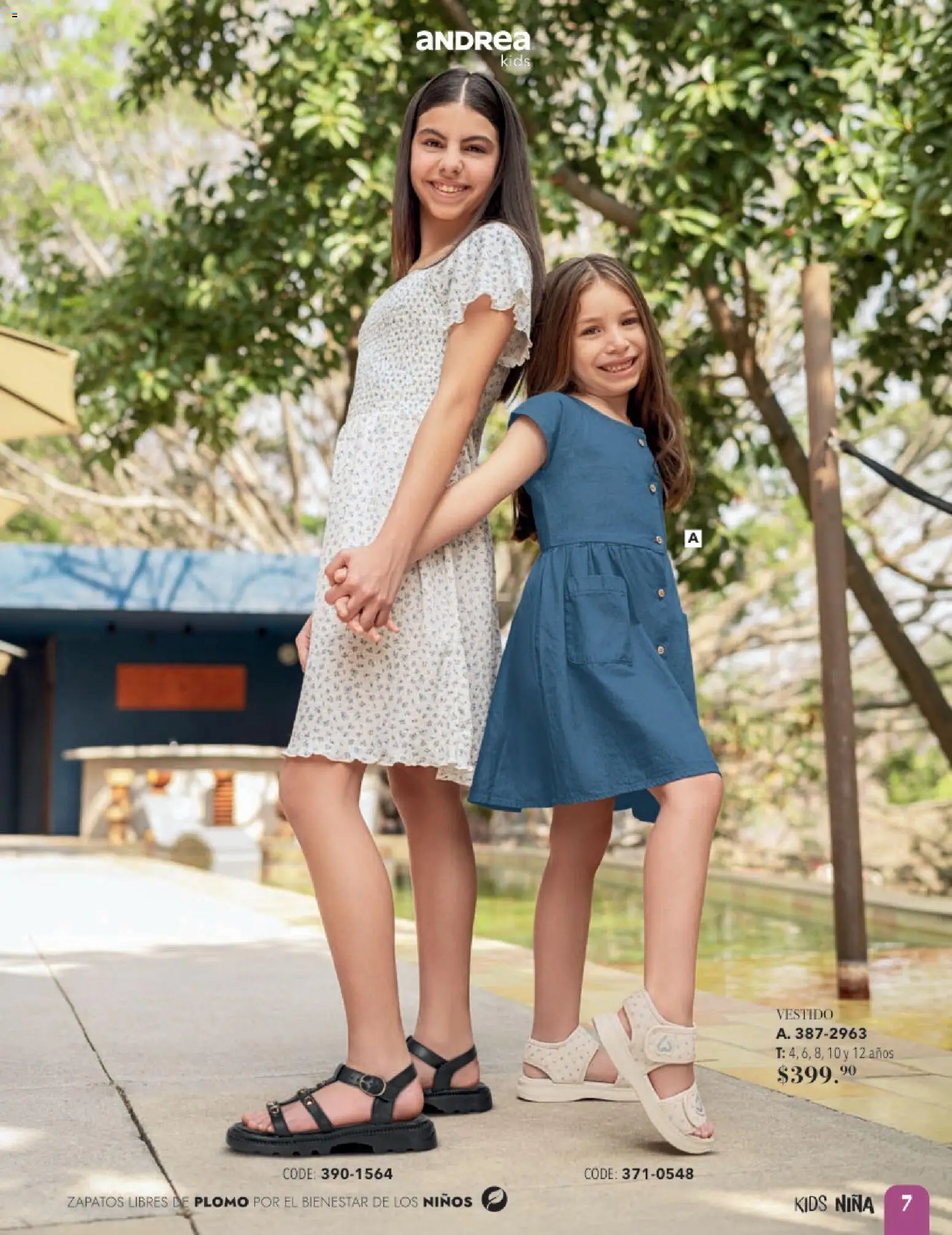 Vista previa las ofertas de la tienda Andrea - Andrea catálogo Infantil desde el 24/05/2026 - Zapatos, Vestido