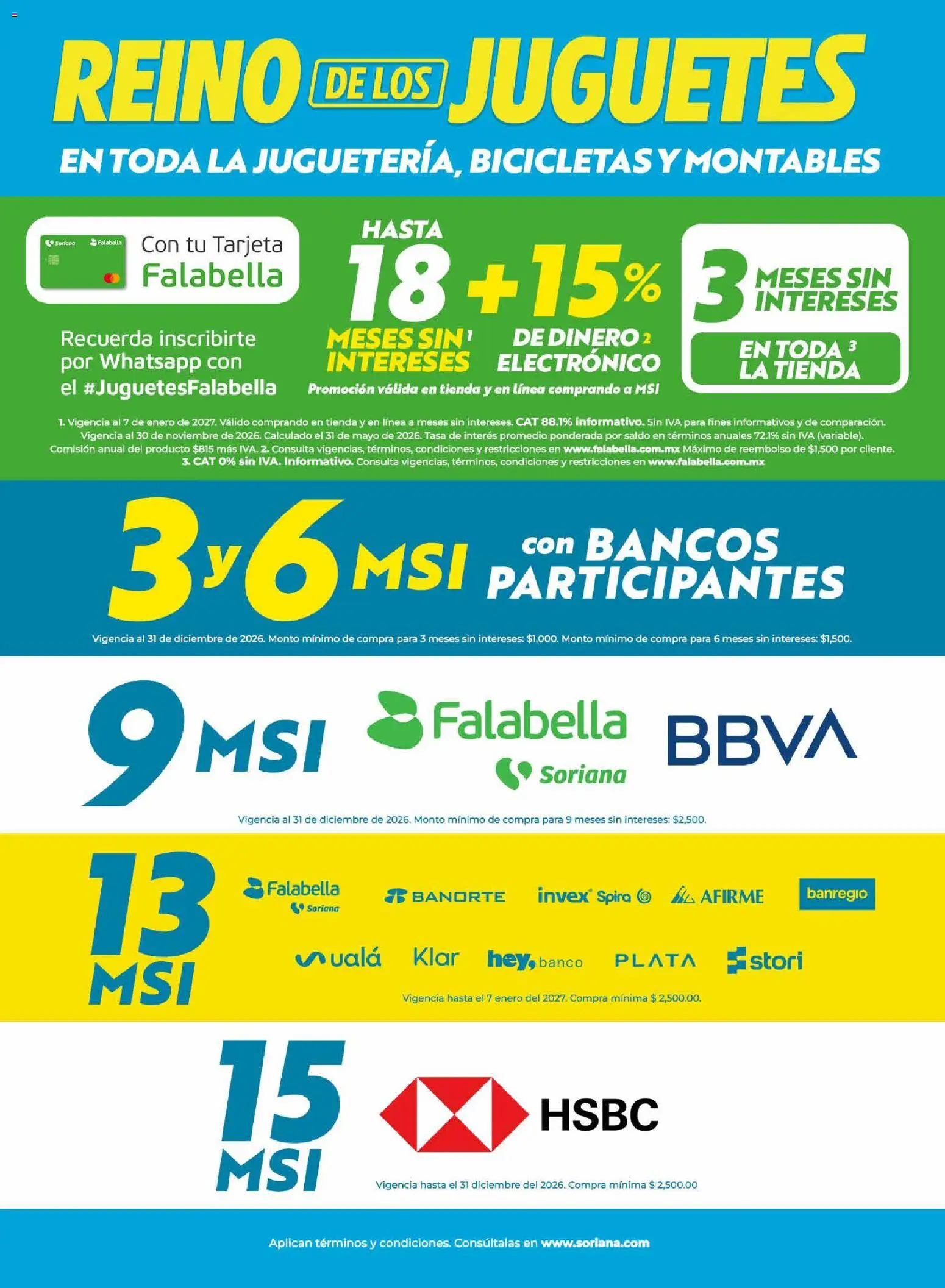 Vista previa las ofertas de la tienda Soriana - Soriana folleto Reino de los Juguetes desde el 15/10/2026 
