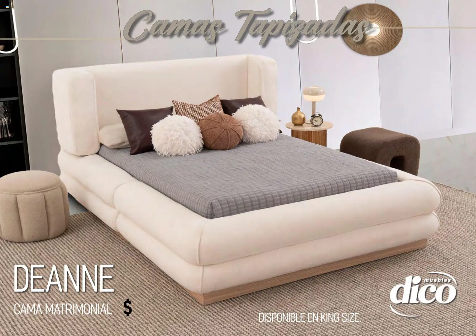 Vista previa las ofertas de la tienda Muebles Dico - Muebles Dico catálogo Camas tapizadas desde el 01/04/2026 