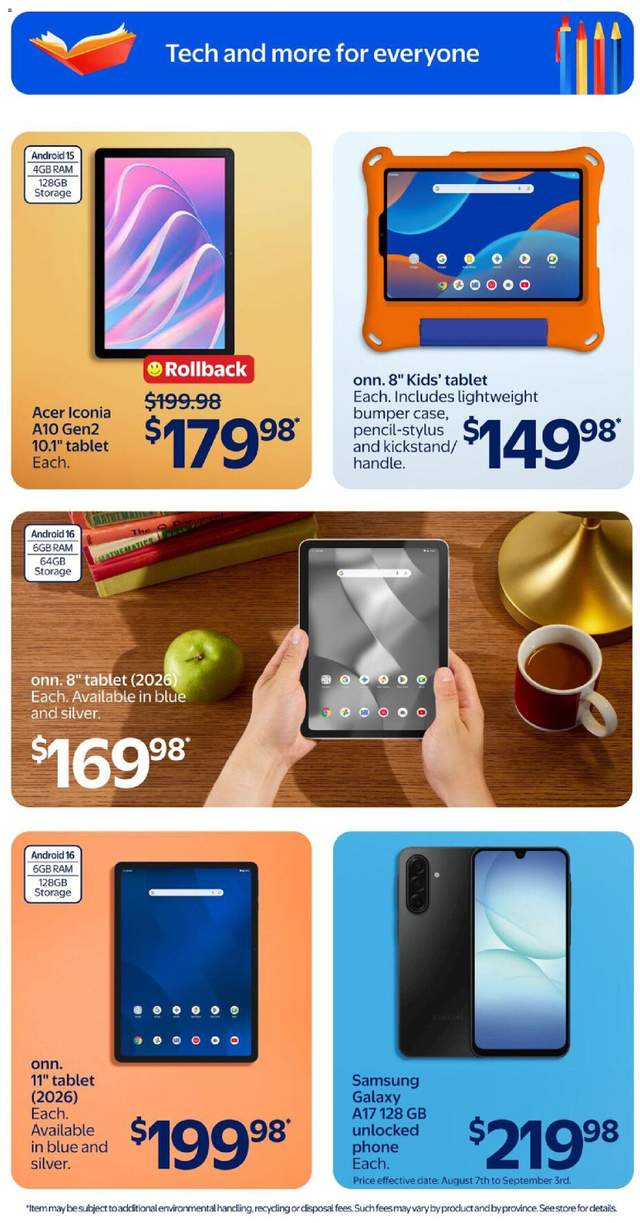 New Walmart flyer from Aug 06