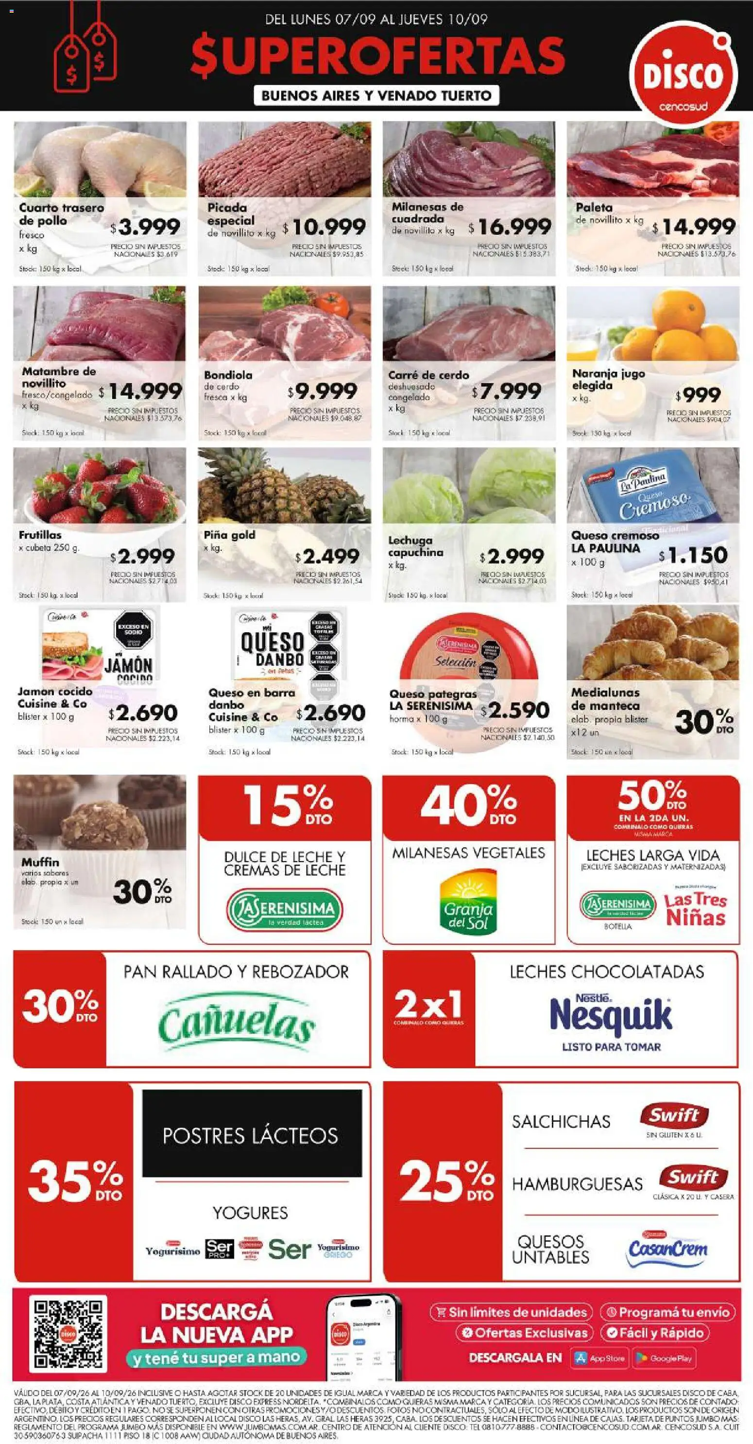 Vista previa del folleto de la tienda Disco válido desde el 07/09/2026 