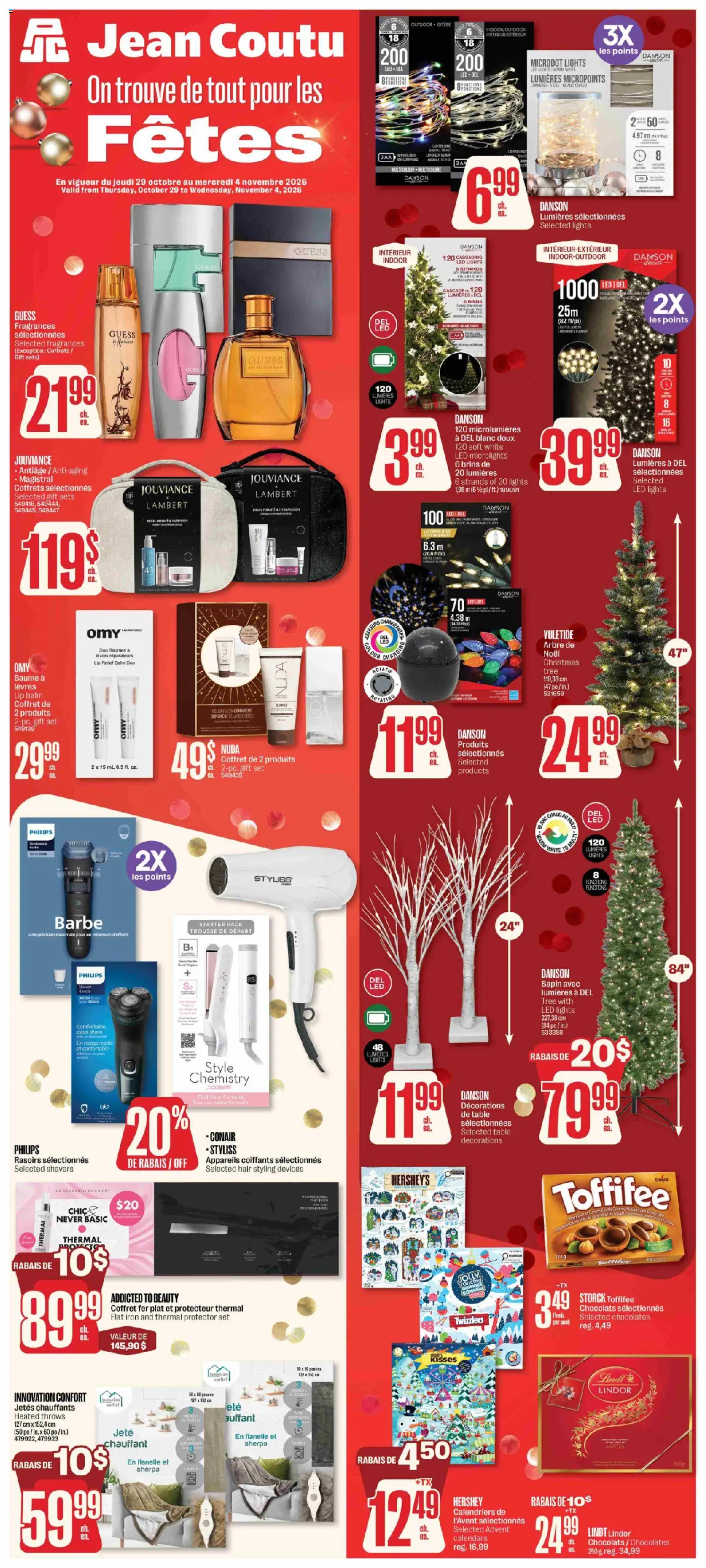 Preview of leaflet Jean Coutu circulaire - Holiday Booklet from shop Jean Coutu is valid from Oct 29, 2026