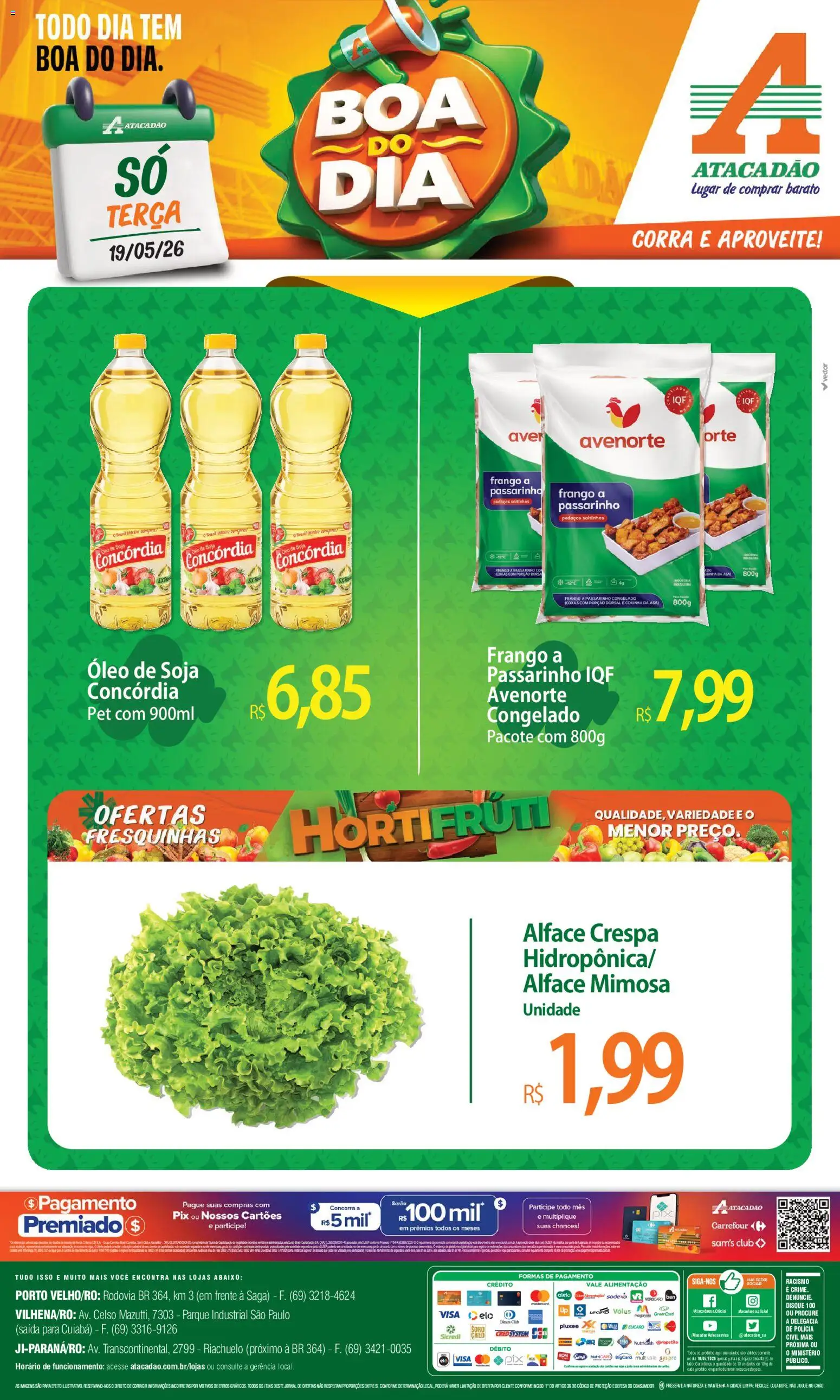 Pré-Visualização do folheto "Atacadão ofertas - RO" da loja Atacadão válido a partir de 19/05/2026