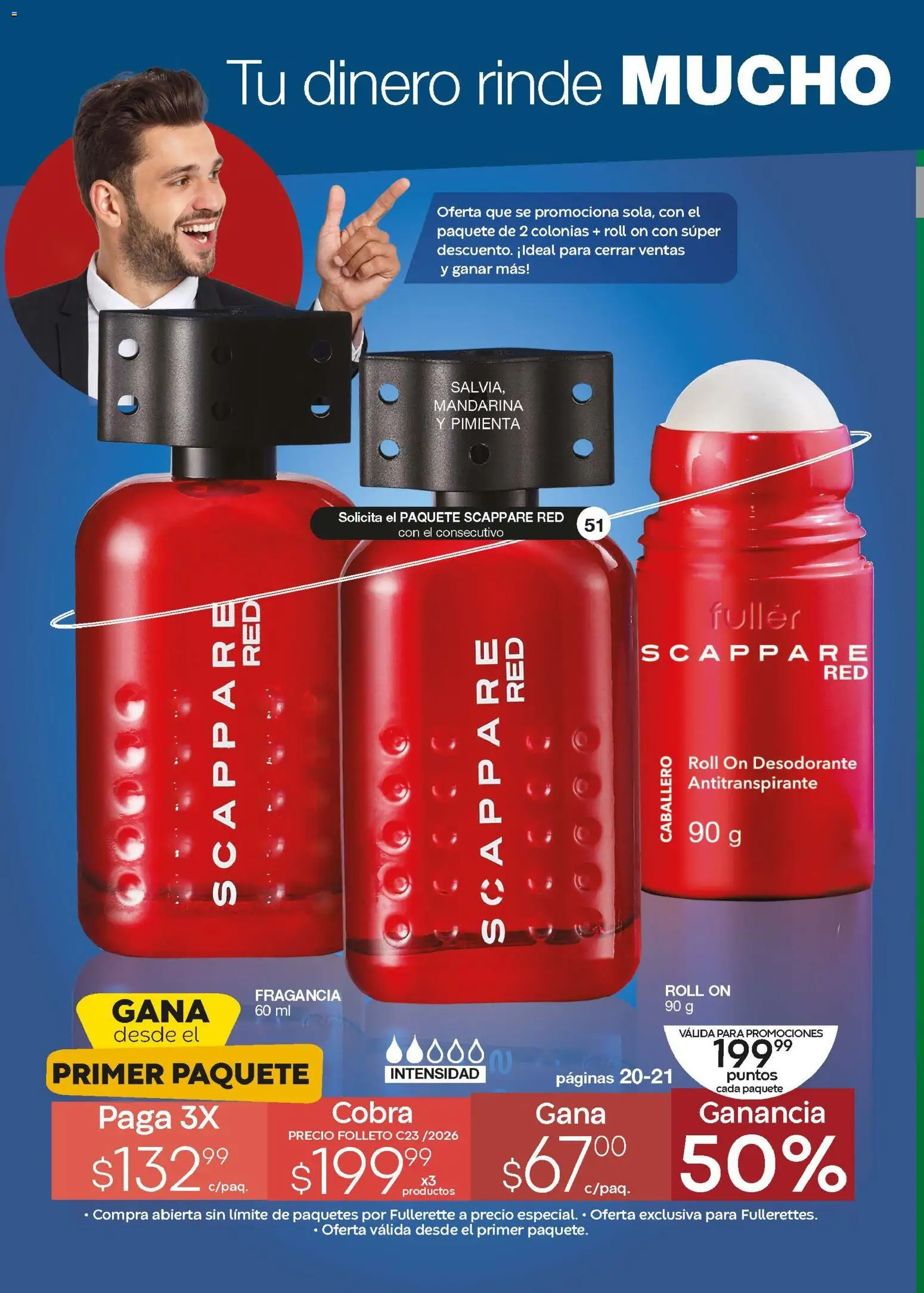 Vista previa las ofertas de la tienda Fuller - Revista Gana Más C23 desde el 18/02/2026 - Desodorante, Pimienta, Fragancia, Antitranspirante