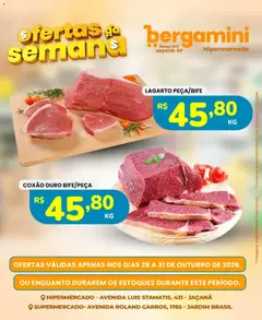 Pré-Visualização do folheto "Supermercado Bergamini - Ofertas da semana" da loja Supermercado Bergamini válido a partir de 28/10/2026