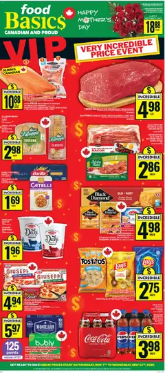 Un aperçu du dépliant Food Basics weekly flyer - Kanata du magasin Food Basics est valide à partir 7 mai 2026