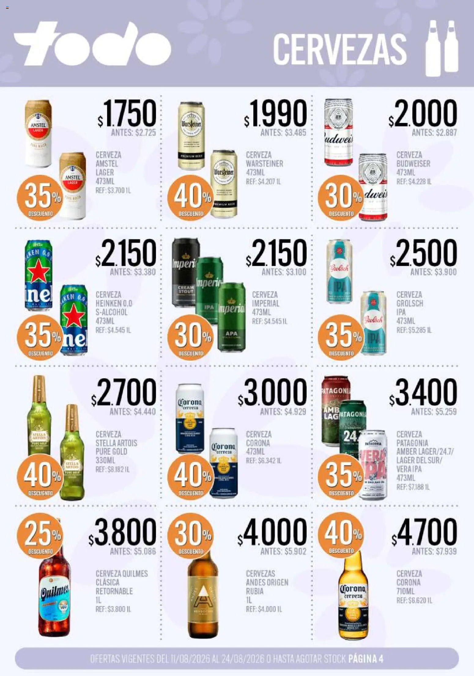 Vista previa del folleto de la tienda Supermercados TODO válido desde el 11/08/2026 