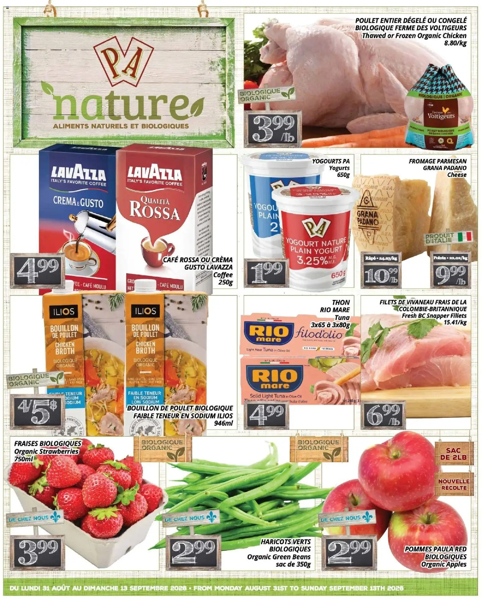 Preview of leaflet Pa Supermarché - nature Flyer from shop Pa Supermarché is valid from Aug 31, 2026