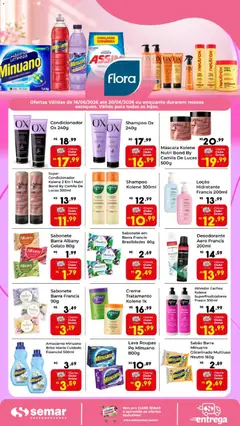 Pré-Visualização do folheto "Semar Supermercado ofertas Flora" da loja Semar Supermercado válido a partir de 16/06/2026