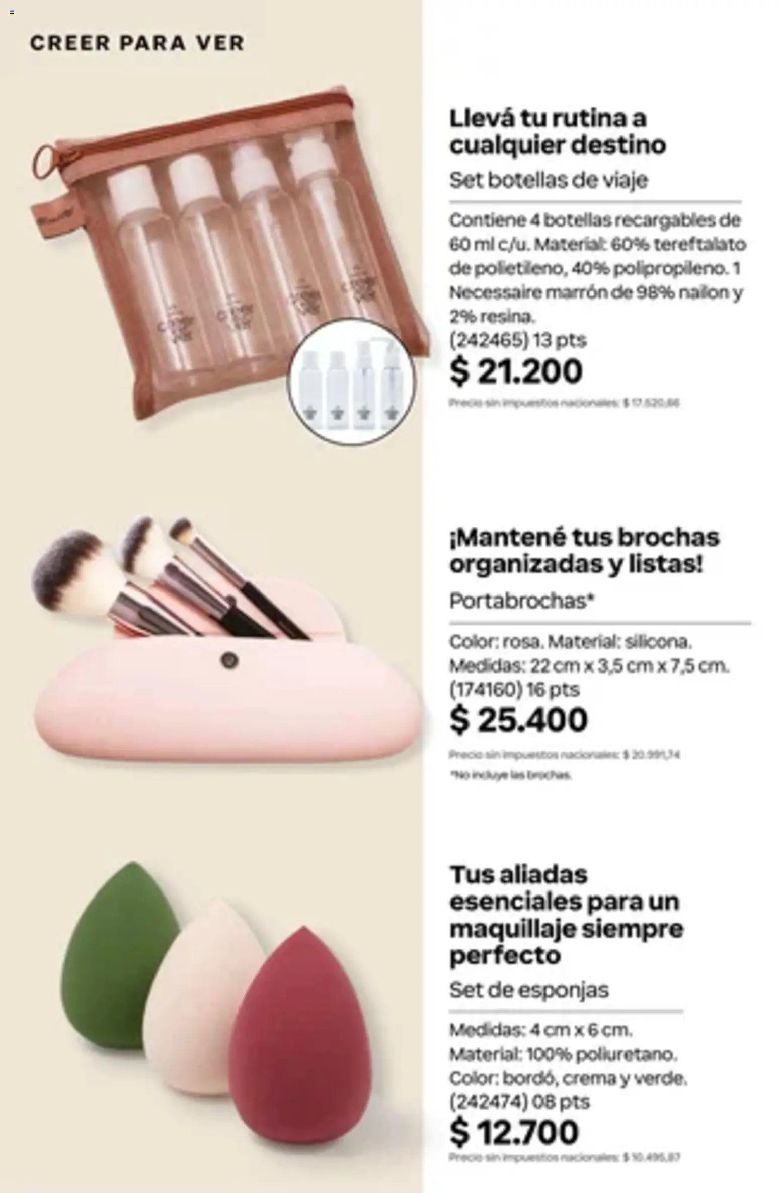 Vista previa del folleto de la tienda Natura válido desde el 01/10/2026 - Maquillaje, Crema, Esponjas
