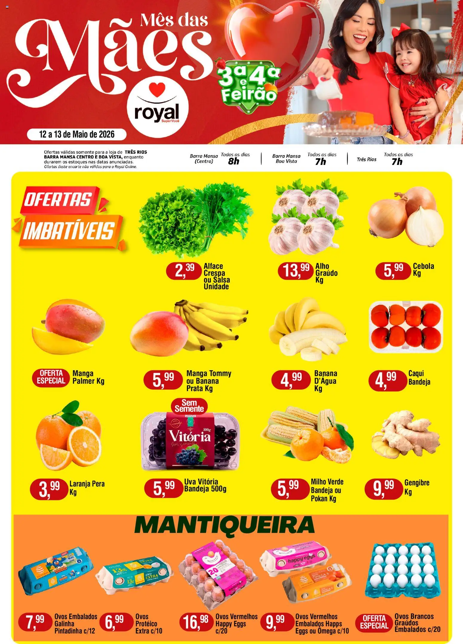 Pré-Visualização do folheto "Royal Supermercados ofertas Feirão" da loja Royal Supermercados válido a partir de 12/05/2026