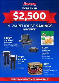 Preview of catalogue Costco catalogue from shop Costco valid 03/08/2026
