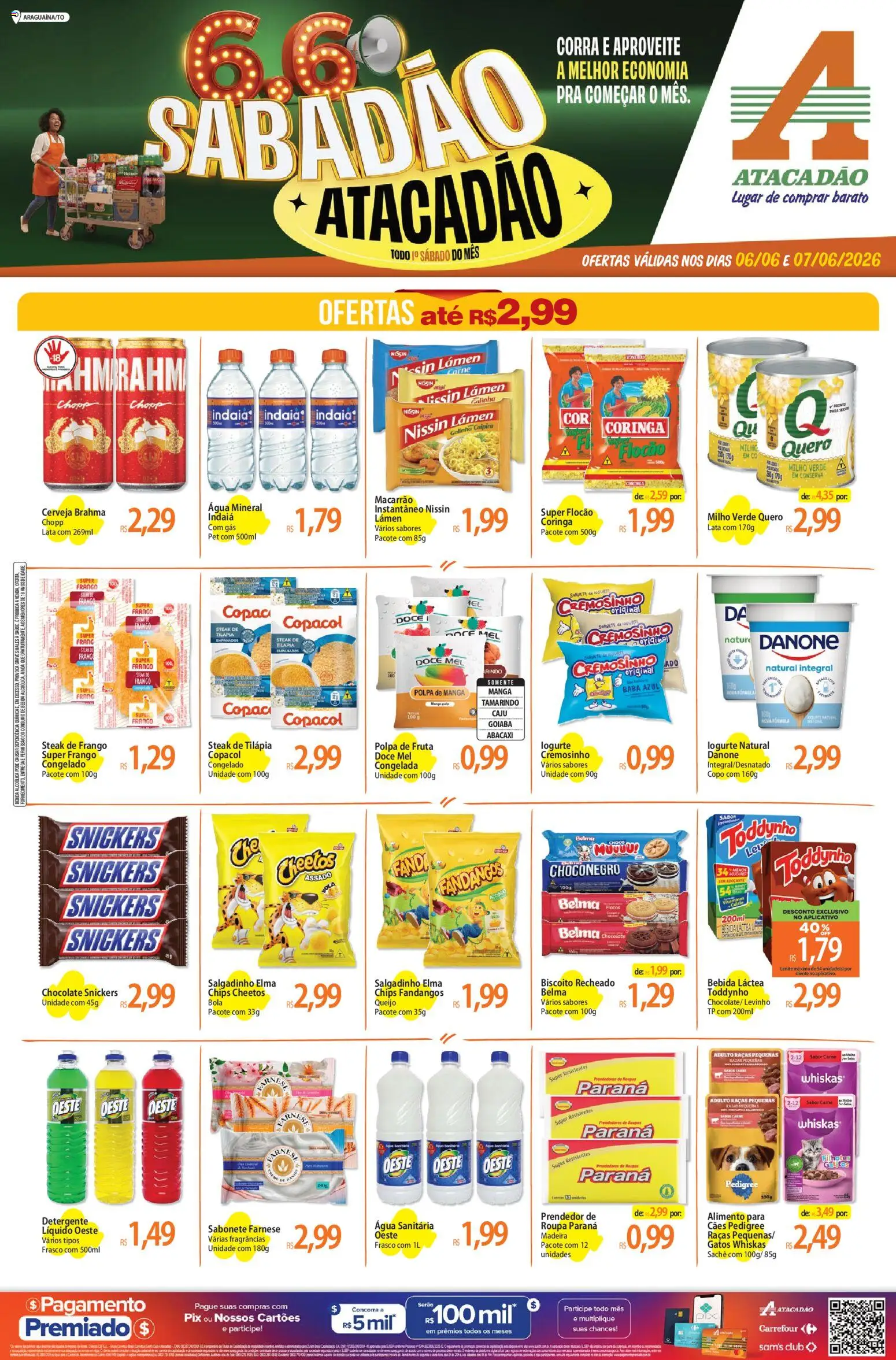 Pré-Visualização do folheto "Atacadão ofertas - TO" da loja Atacadão válido a partir de 06/06/2026