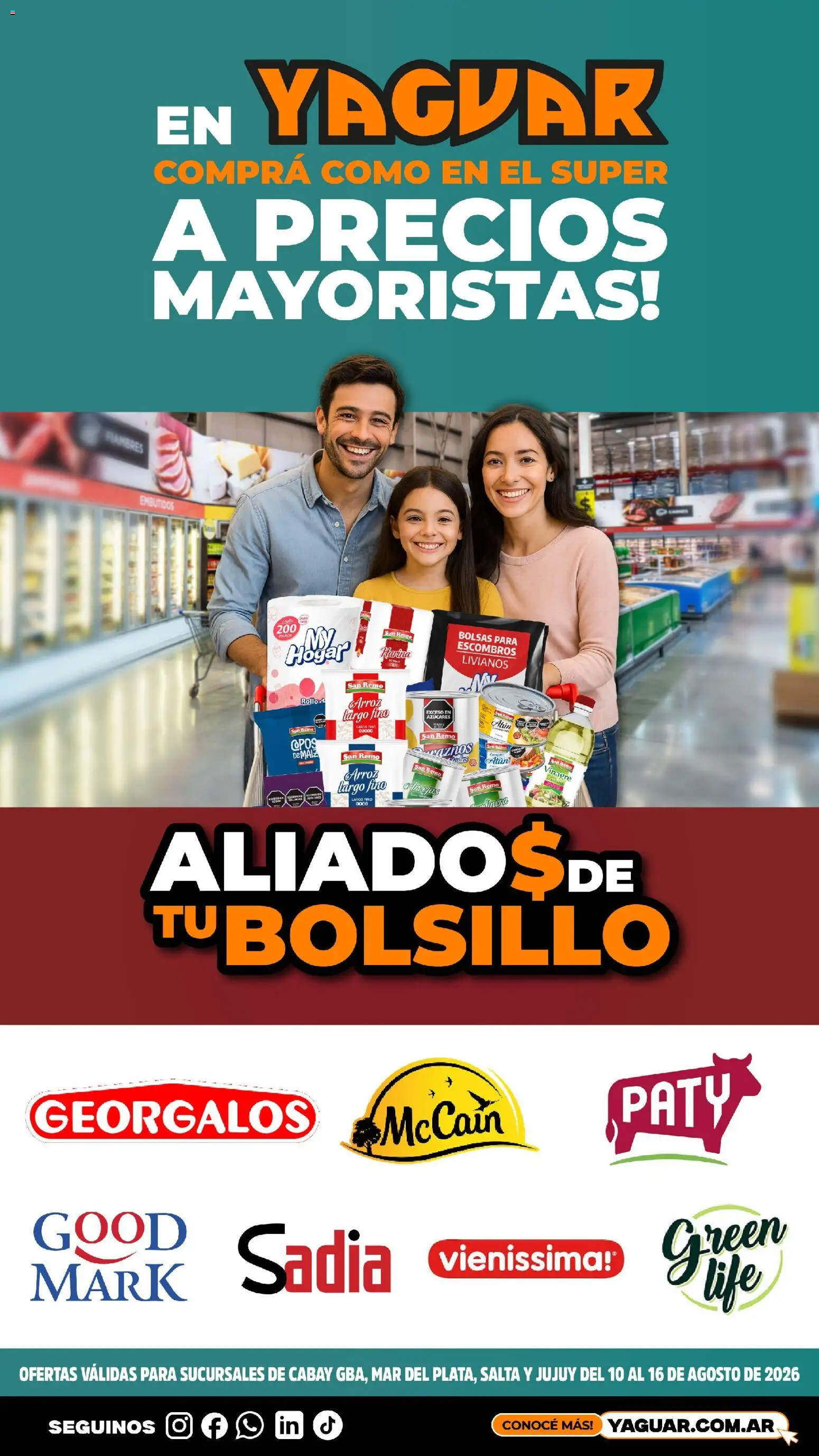 Vista previa del folleto de la tienda Yaguar válido desde el 10/08/2026 
