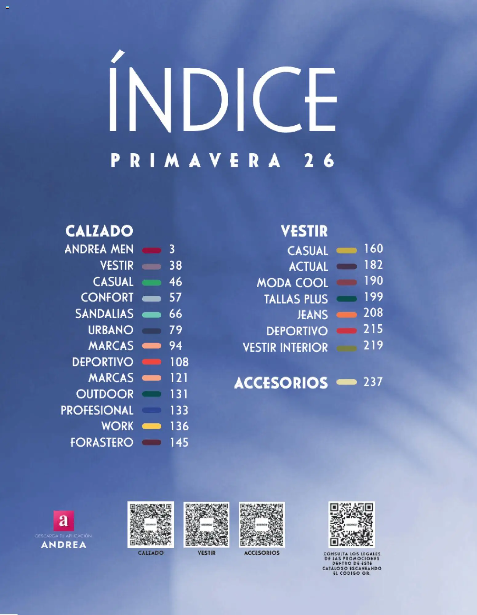 Vista previa las ofertas de la tienda Andrea - Catálogo Calzado Caballero desde el 25/01/2026 - Sandalias