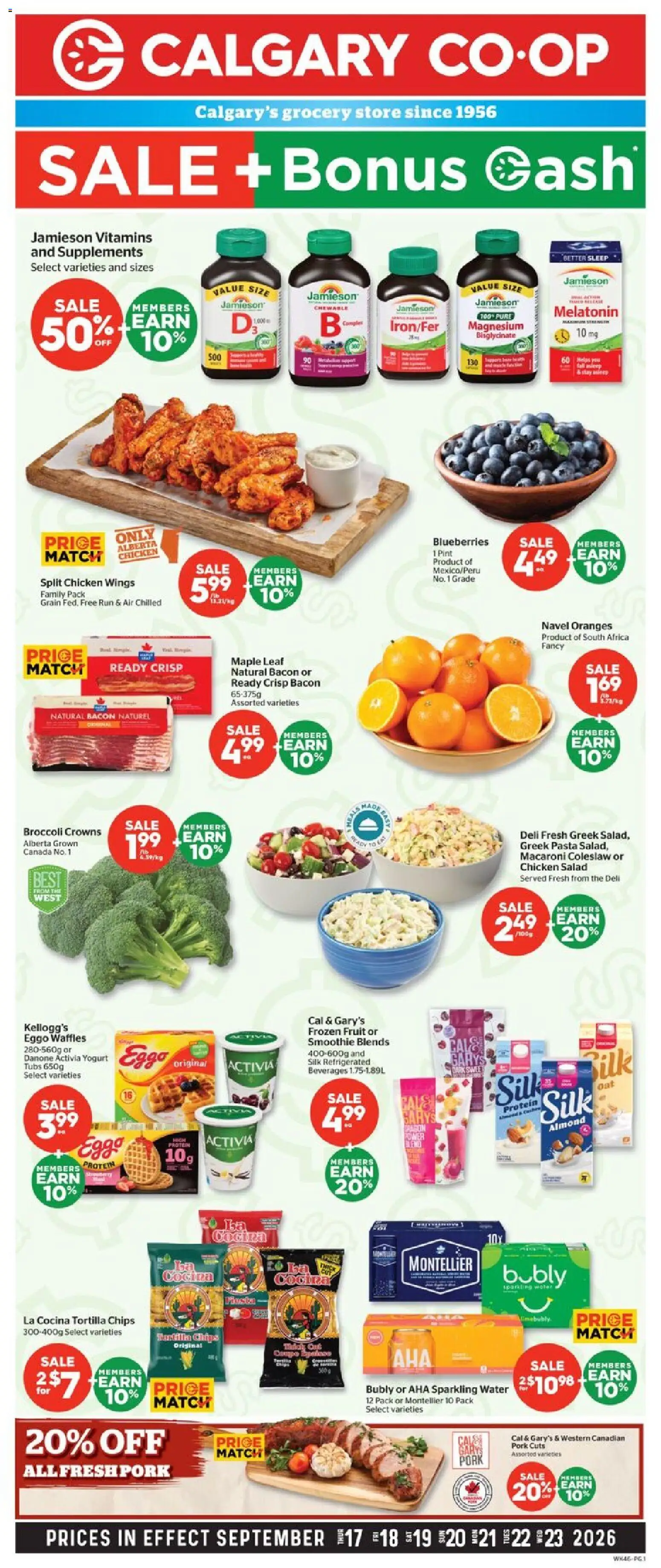 Preview of leaflet Calgary Co-op weekly flyer / circulaire from shop Calgary Co-op is valid from Sep 17, 2026