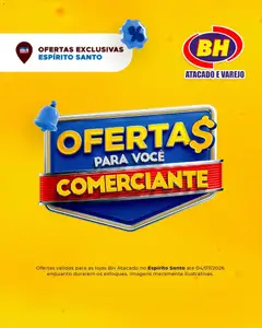 Pré-Visualização do folheto "Supermercados BH ofertas para comerciantes" da loja Supermercados BH válido a partir de 29/06/2026