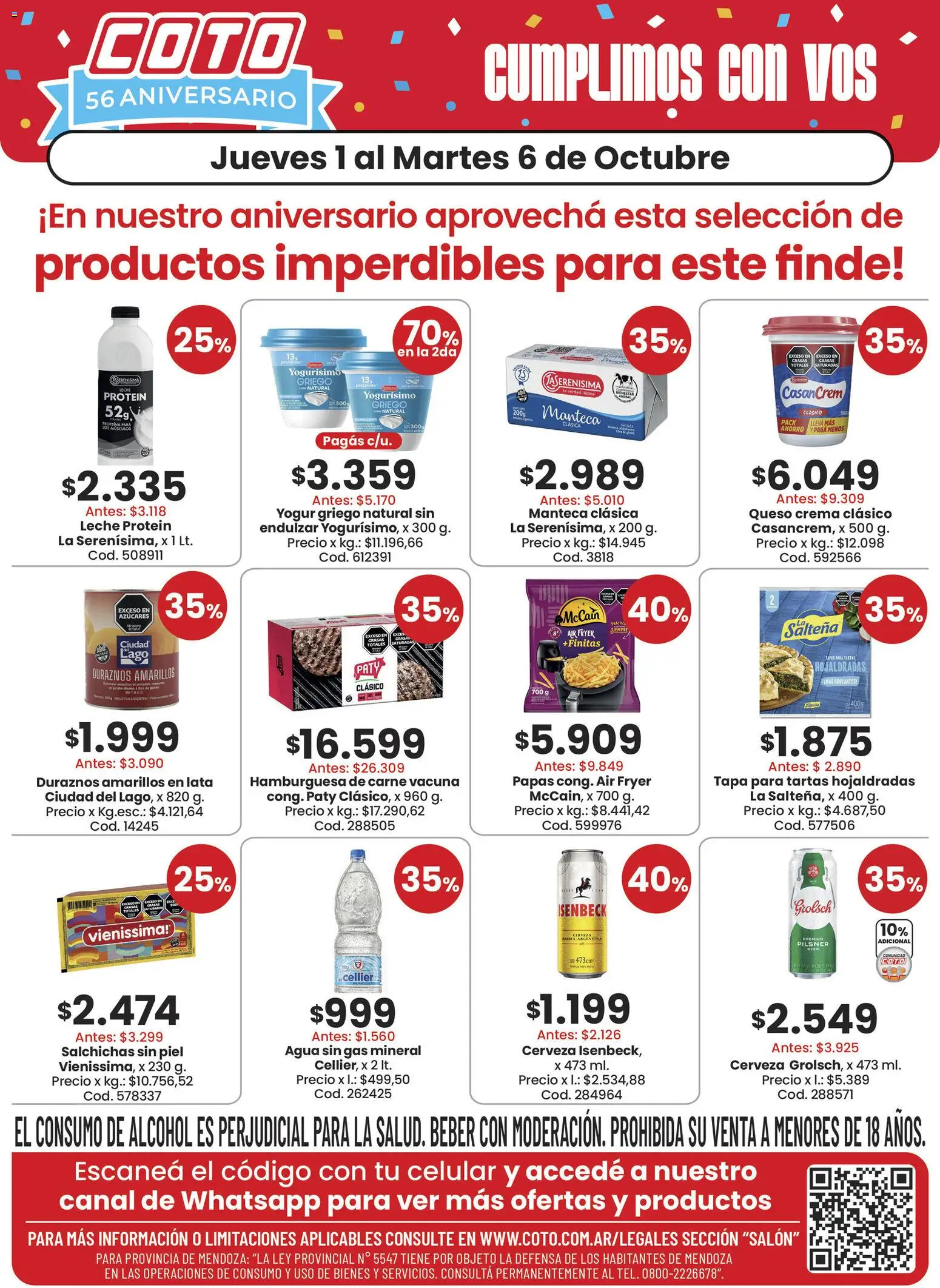 Vista previa del folleto de la tienda Coto válido desde el 01/10/2026 