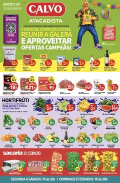 Pré-Visualização do folheto "Calvo Atacadista - Ofertas da semana" da loja Calvo Atacadista válido a partir de 09/06/2026