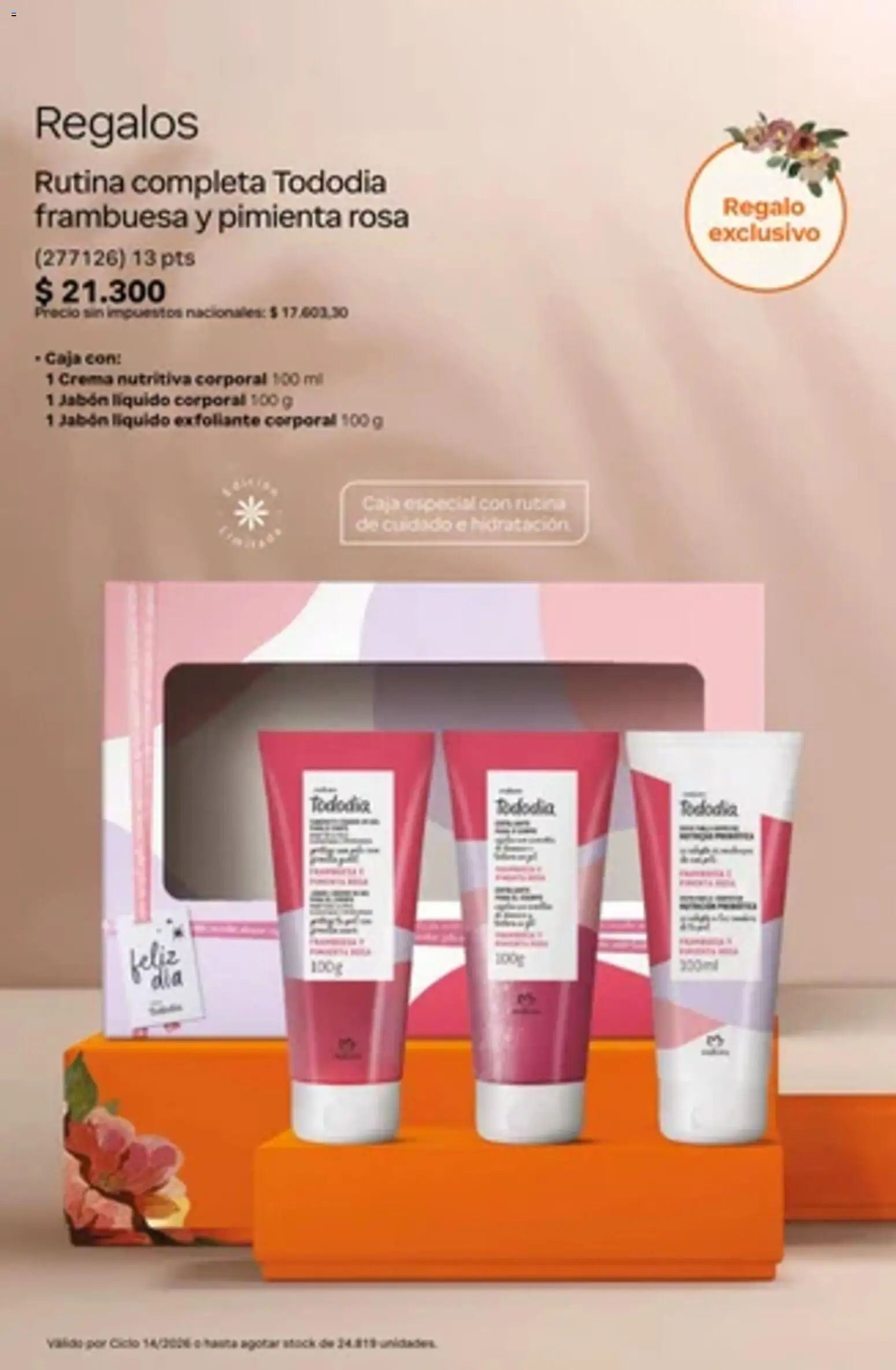 Vista previa del folleto de la tienda Natura válido desde el 01/10/2026 - Caja, Crema, Jabón, Pimienta, Jabón líquido, Exfoliante corporal, Exfoliante
