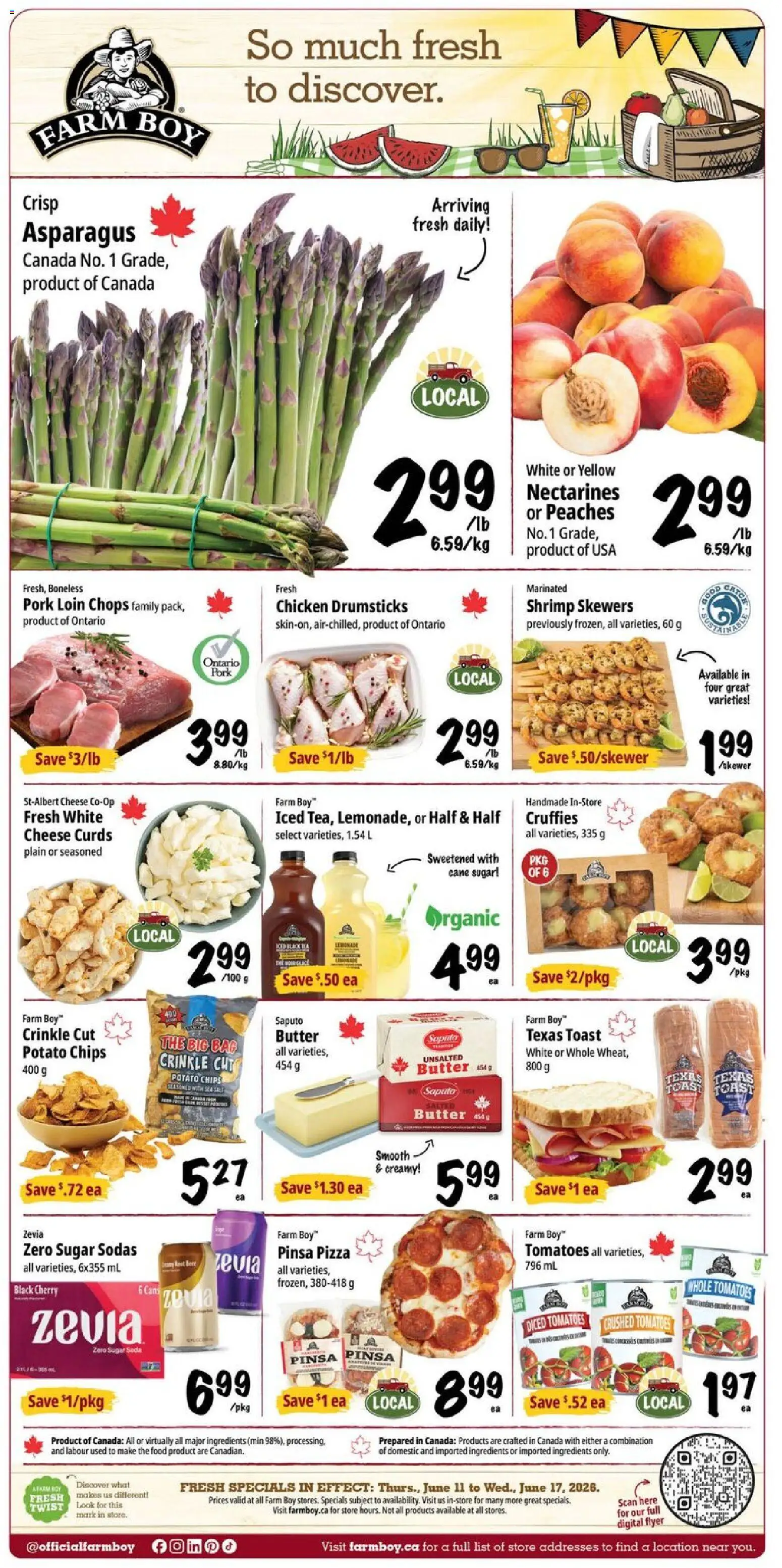 Preview of leaflet Farm Boy weekly flyer / circulaire from shop Farm Boy is valid from Jun 11, 2026
