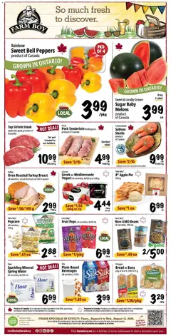 Preview of leaflet Farm Boy weekly flyer / circulaire from shop Farm Boy is valid from Aug 06, 2026