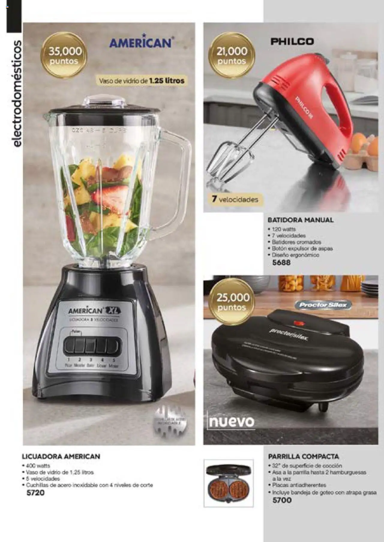 Vista previa las ofertas de la tienda Fuller - Catálogo Puntos desde el 13/06/2025 - Licuadora, Batidora, Parrilla, Bandeja