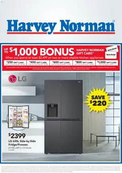 Preview of catalogue Harvey Norman Birthday Deals on Kitchen and Laundry Appliances from shop Harvey Norman valid 19 Sept 2026