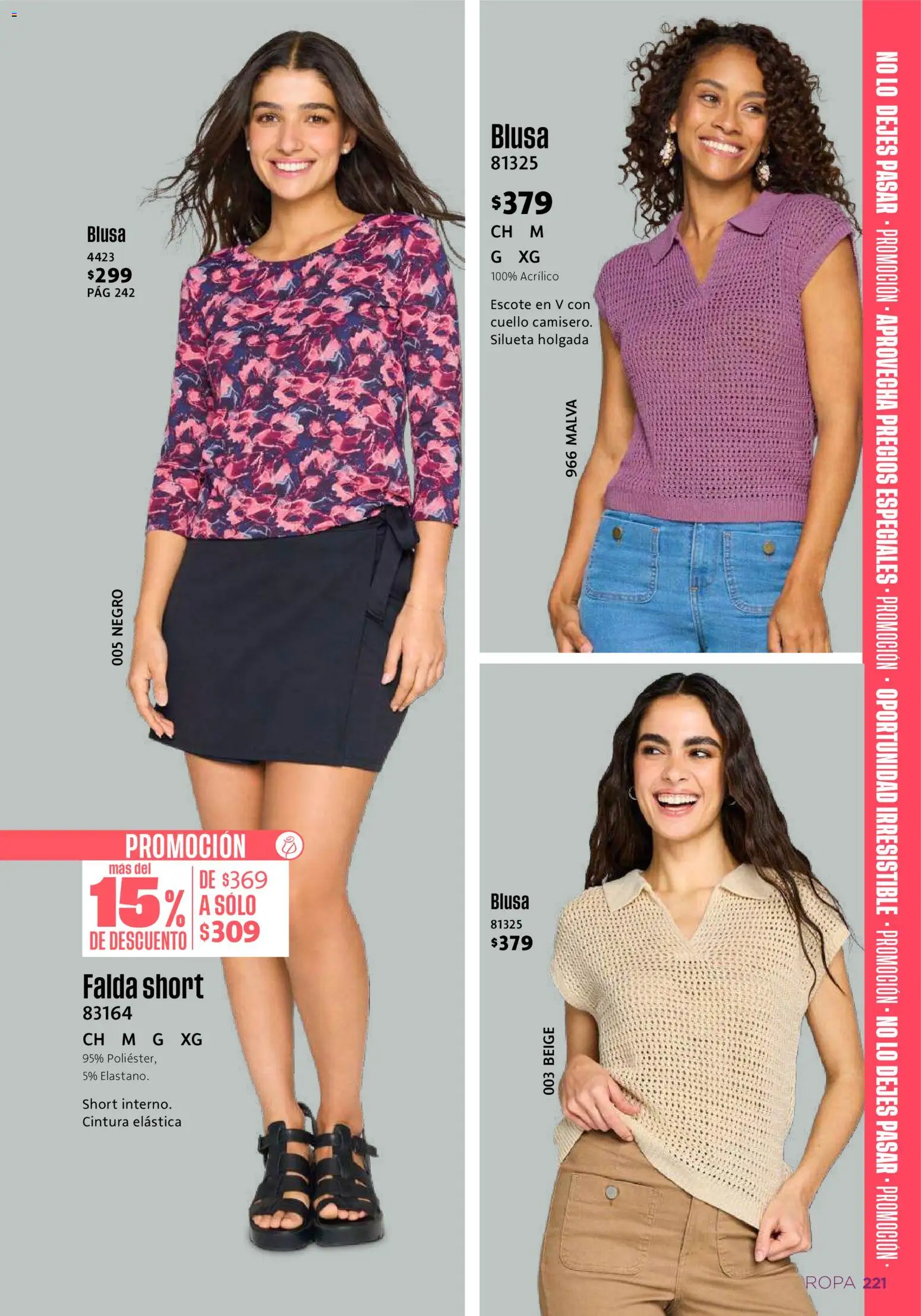 Vista previa las ofertas de la tienda Ilusión - Ilusión catálogo Verano desde el 01/05/2026 - Ropa, Short, Blusa, Falda