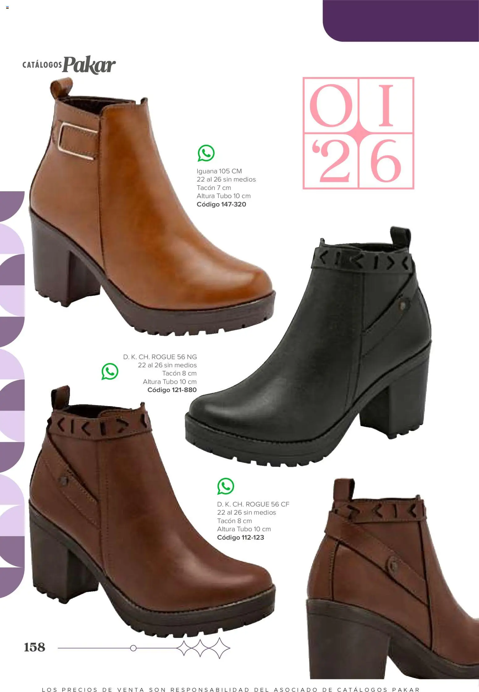 Vista previa las ofertas de la tienda SC Pakar - SC Pakar catálogo Bota desde el 31/07/2026 