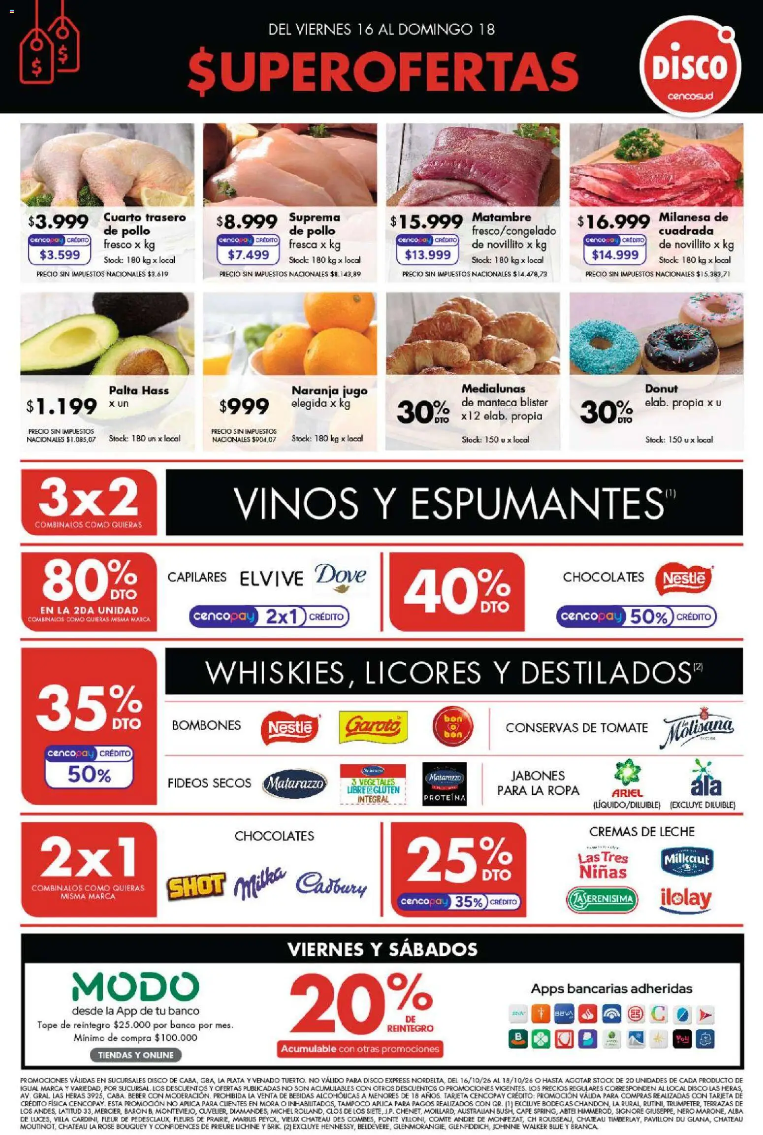 Vista previa del folleto de la tienda Disco válido desde el 16/10/2026 