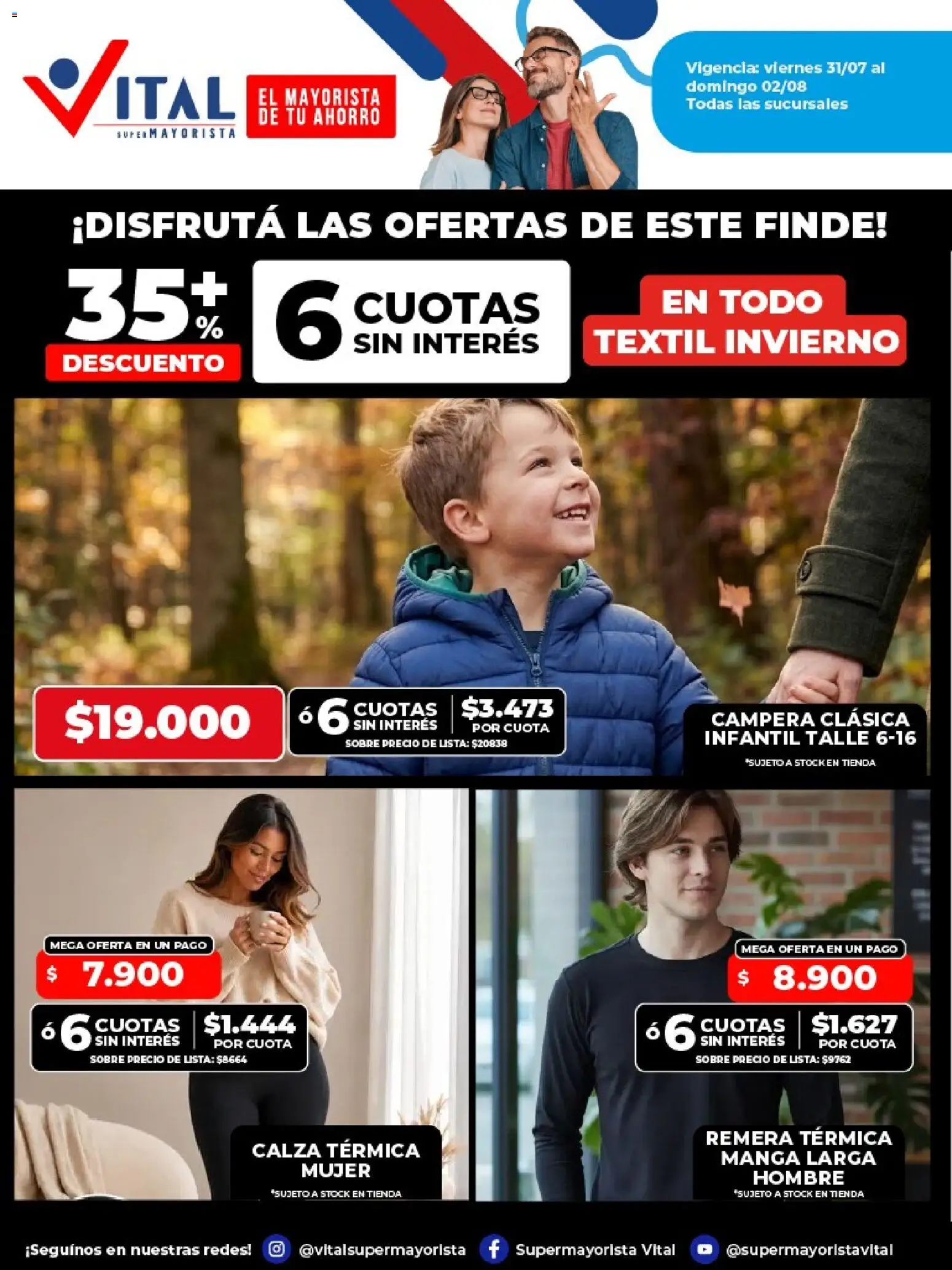 Vista previa del folleto de la tienda Vital válido desde el 07/08/2026 