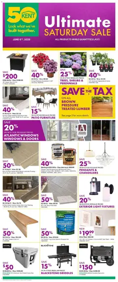 Un aperçu du dépliant Kent weekly flyer - NB du magasin Kent est valide à partir 4 juin 2026
