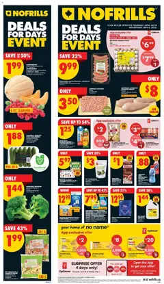 Un aperçu du dépliant No Frills weekly flyer / circulaire du magasin No Frills est valide à partir 30 avr. 2026
