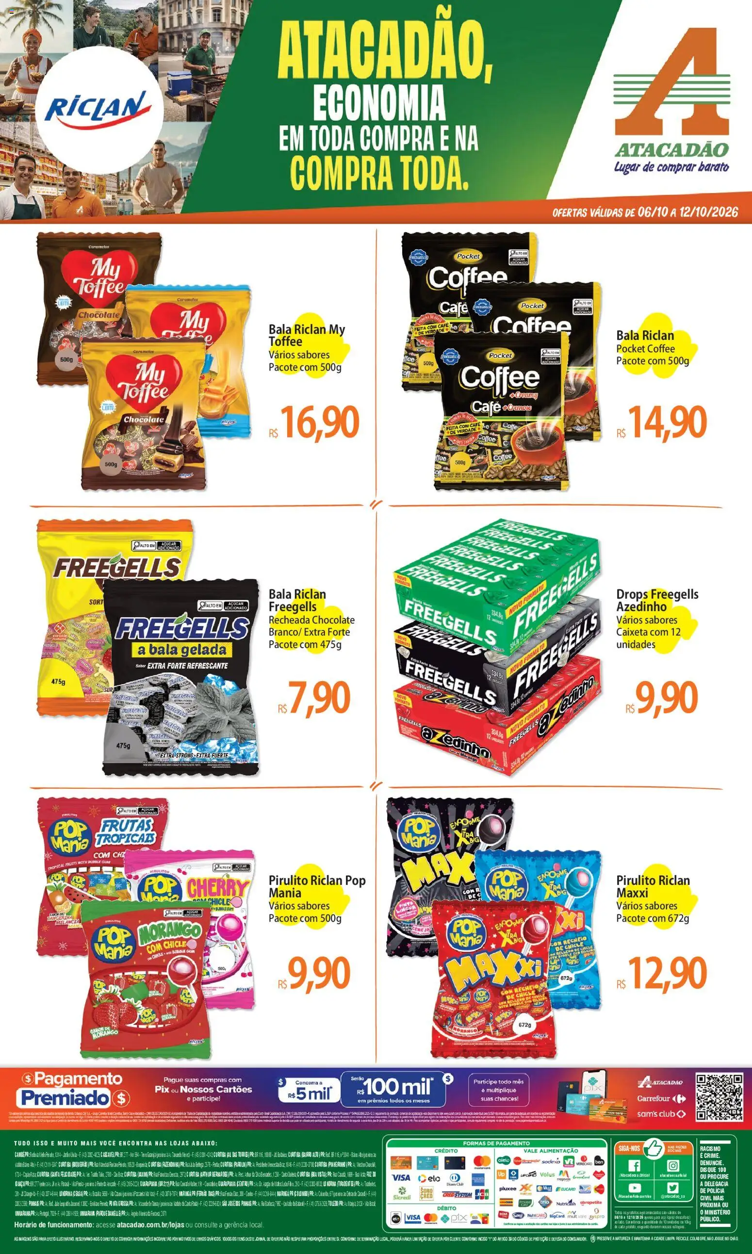 Pré-Visualização do folheto "Atacadão ofertas - PR" da loja Atacadão válido a partir de 06/10/2026