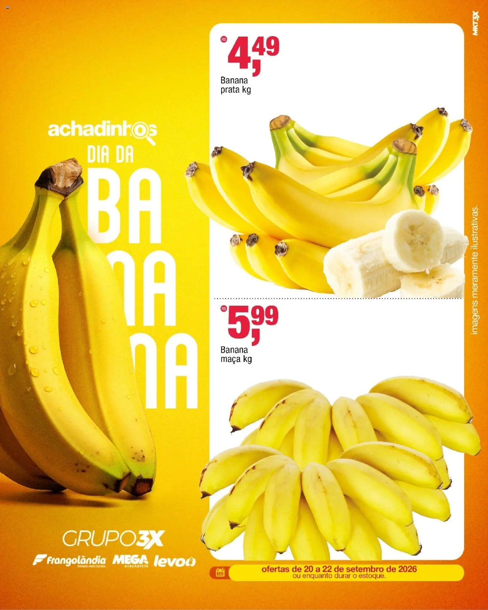 Pré-Visualização do folheto "Frangolândia ofertas Dia da Banana" da loja Frangolândia válido a partir de 20/09/2026