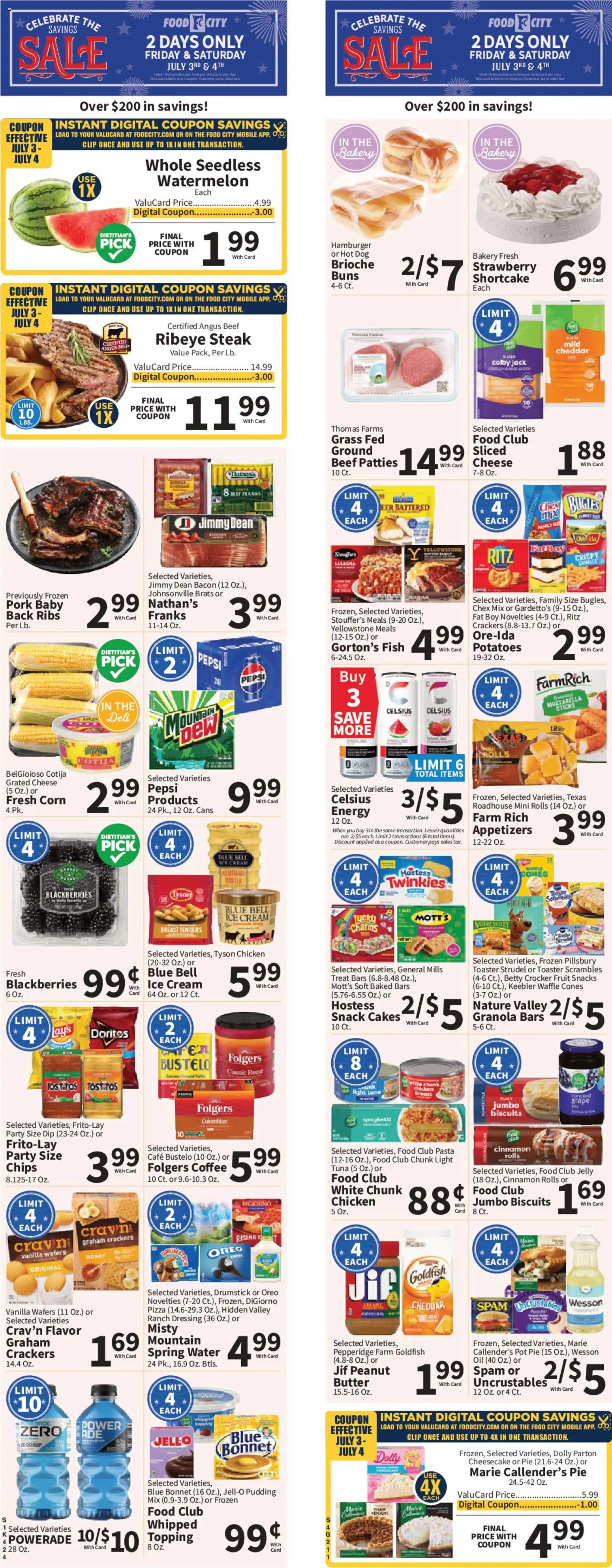 Ad Preview of Food City Food City Weekly Ad from 07/01/2026