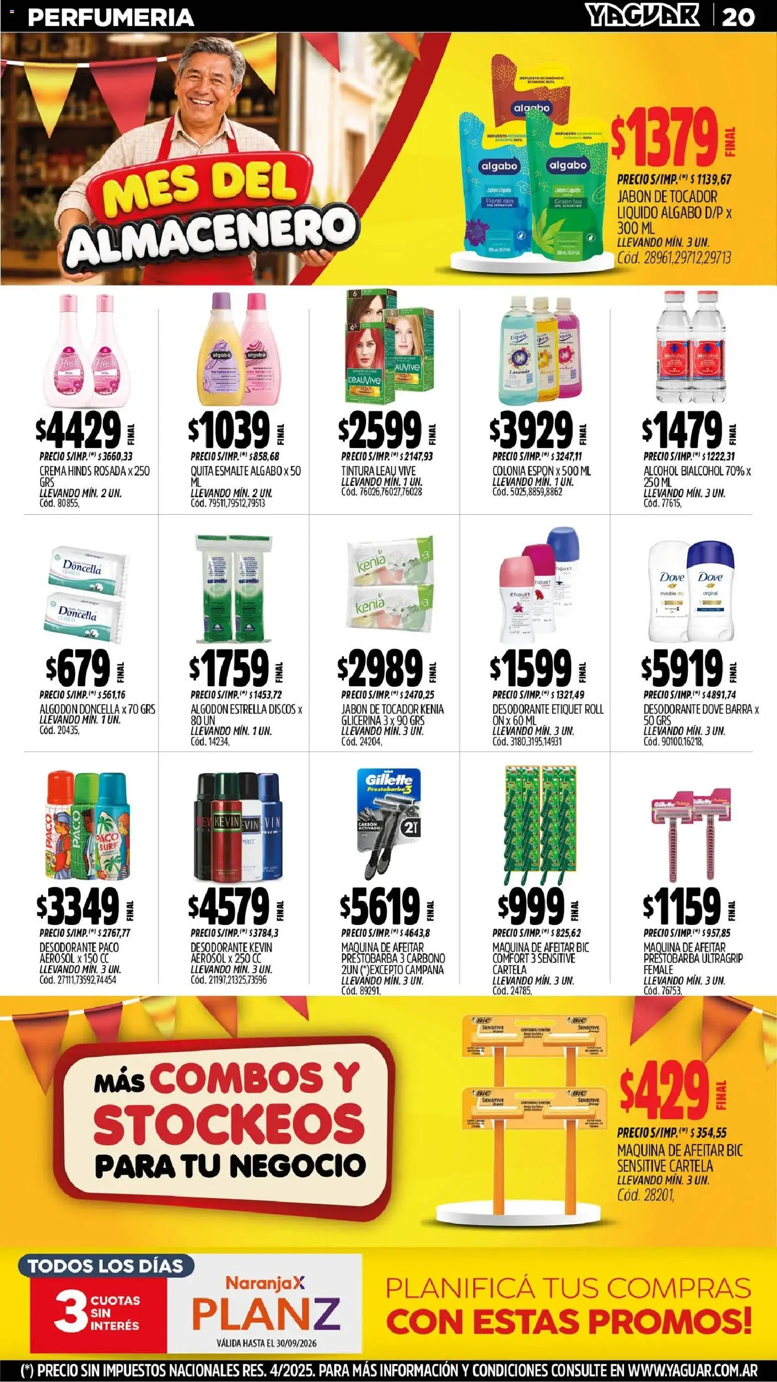 Vista previa del folleto de la tienda Yaguar válido desde el 31/08/2026 