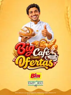 Pré-Visualização do folheto "Big Supermercados ofertas Café" da loja Big Supermercados válido a partir de 15/09/2026