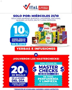 Vista previa del folleto de la tienda Vital válido desde el 21/10/2026 