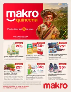  Vista previa del prospecto Makro catálogo del almacen Makro válida del 02/10/2026 al 08/10/2026