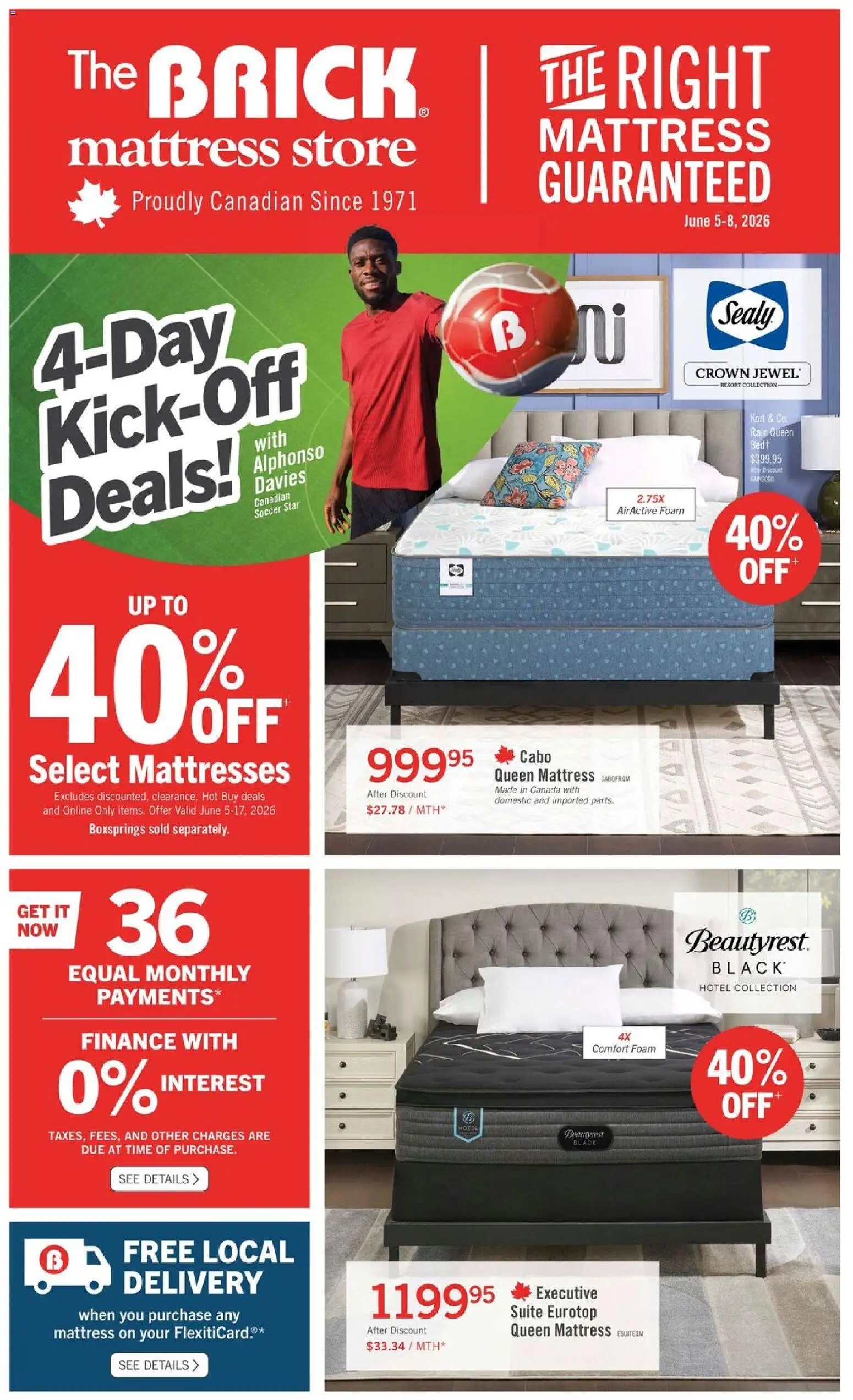 Preview of leaflet The Brick - Brick Mattress Store from shop The Brick is valid from Jun 05, 2026