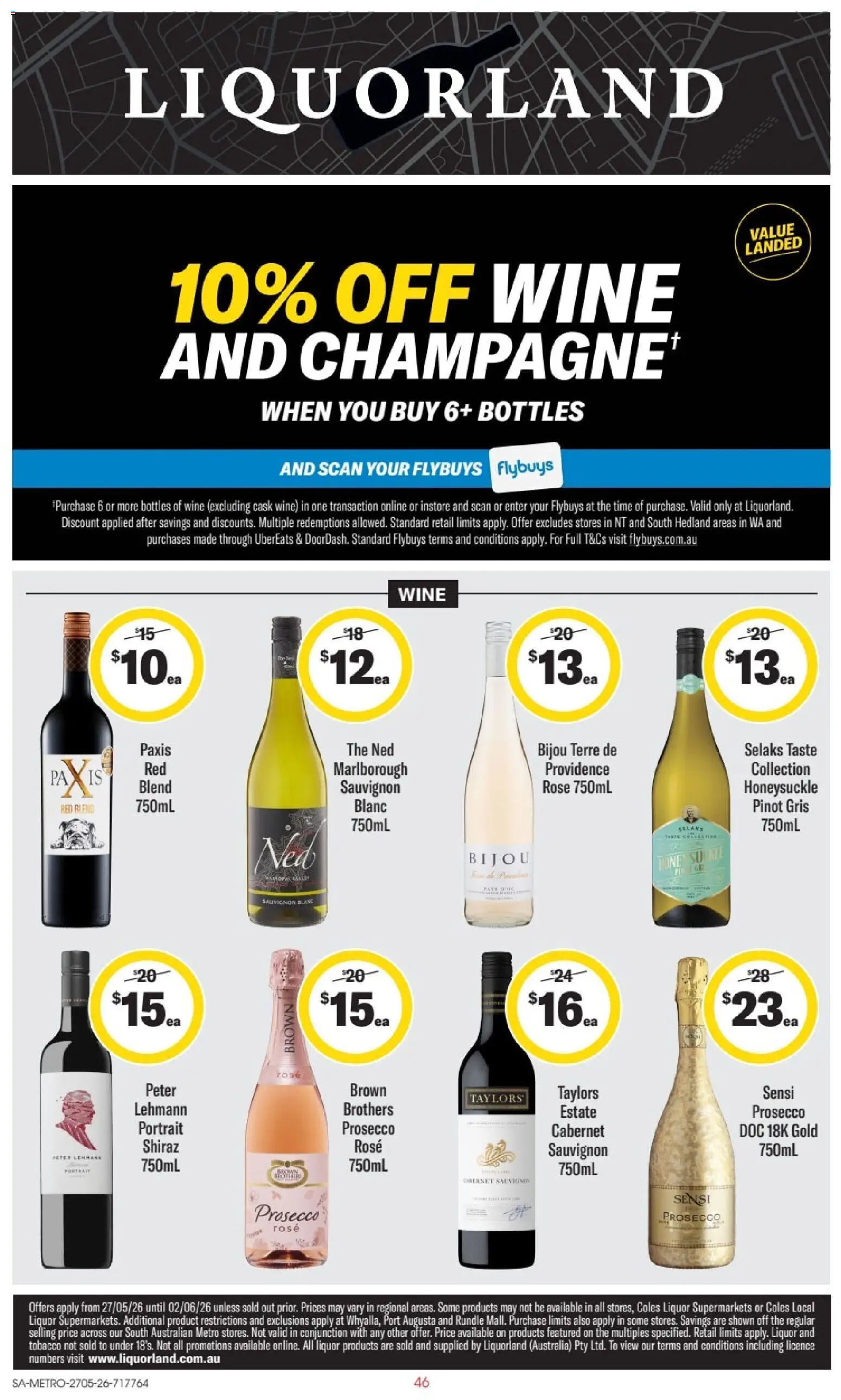 Preview of catalogue Liquorland catalogue SA from shop Liquorland valid 27/05/2026