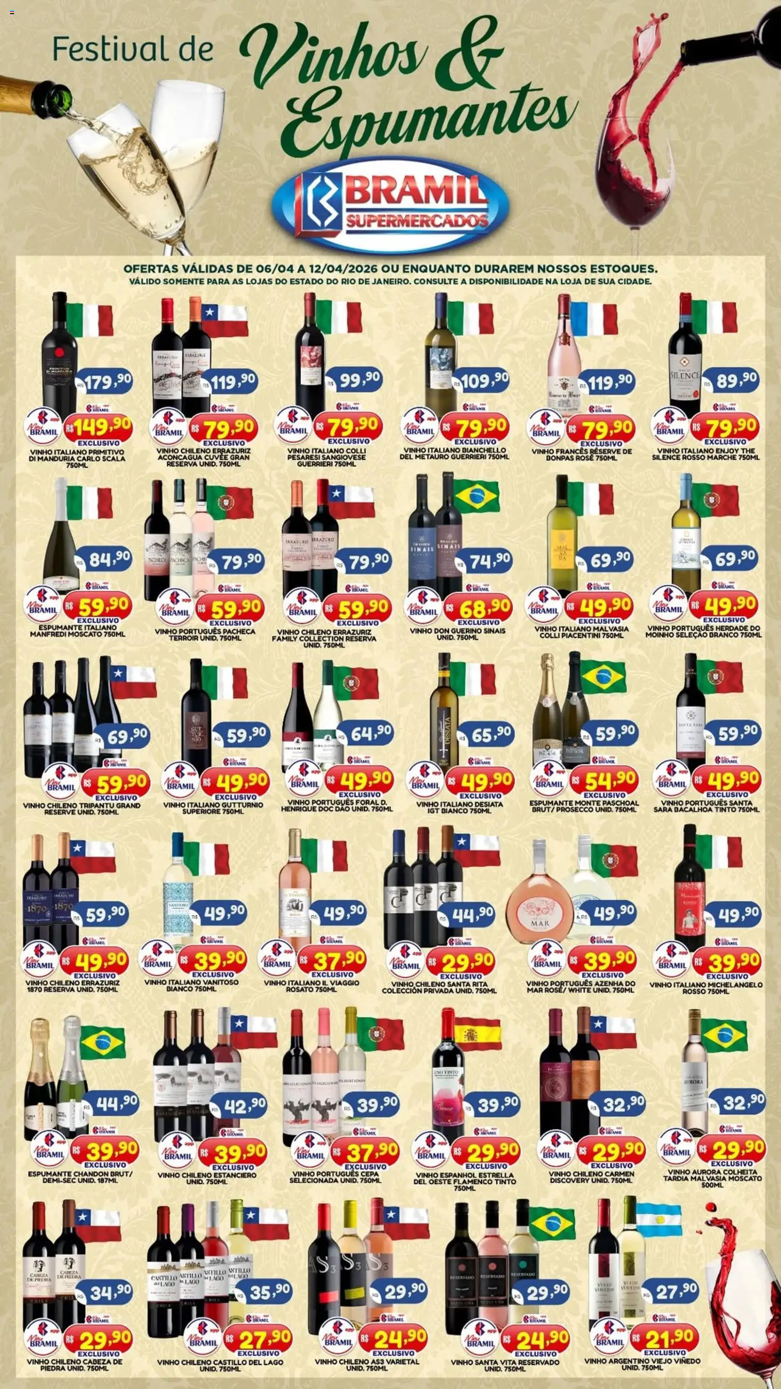 Bramil Supermercados Bramil Supermercados ofertas Vinhos e Espumantes ...