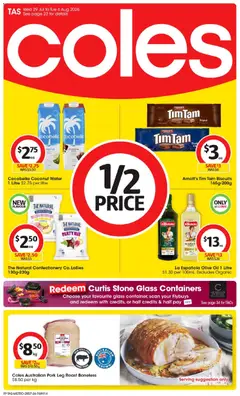 Preview of catalogue Coles catalogue TAS from shop Coles valid 29/07/2026
