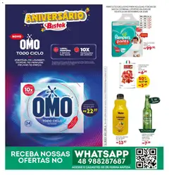 Pré-Visualização do folheto "Bistek Supermercados ofertas Quinzenal" da loja Bistek Supermercados válido a partir de 09/09/2026