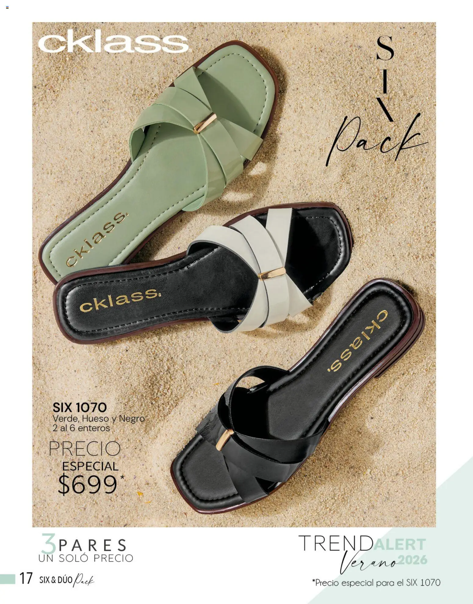 Vista previa las ofertas de la tienda Cklass - Cklass catálogo Novedades de verano calzado desde el 01/05/2026 